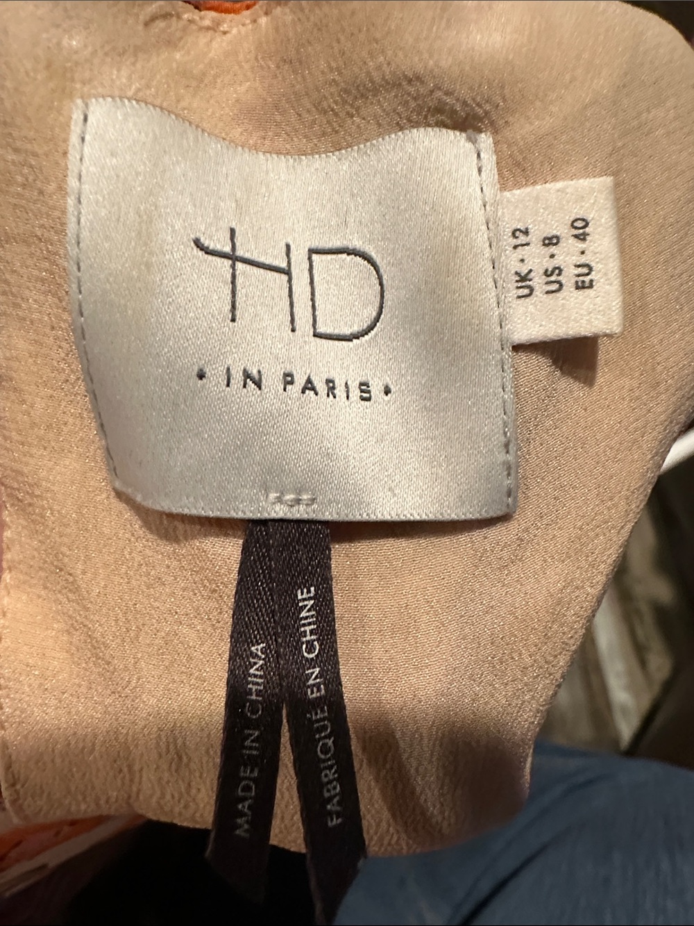 HD in Paris Maxi Dress — Orange, Blue, Beige, Black Pattern - Picture 2 of 8